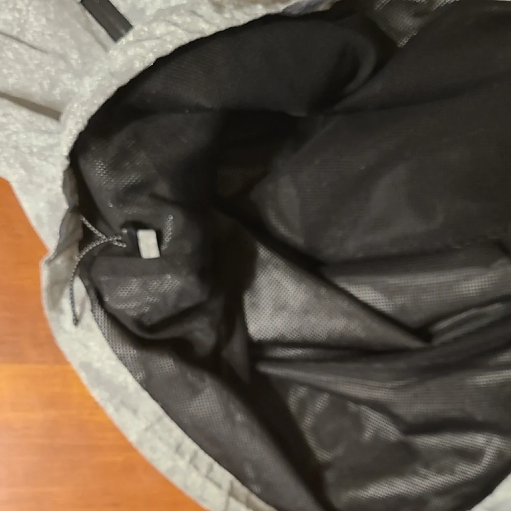 Imperial Motion Reflective Gray Hoodie Windbreaker Pullover Water Resistant Lrg